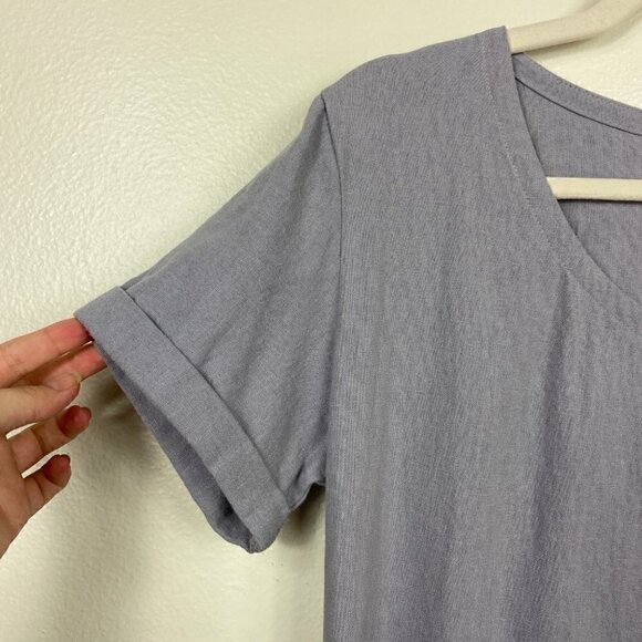 Casual Lavender Mini Dress - Picture 3 of 9